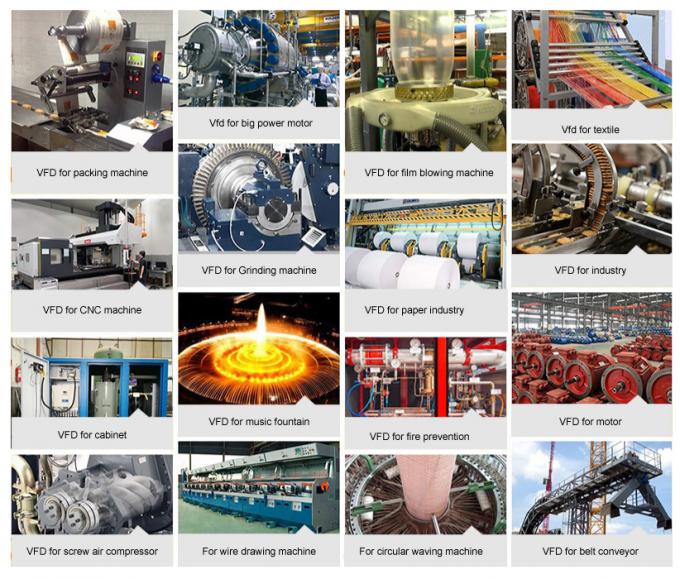 0-3000hz 3.7kw 변동 전기 주파수 드라이브 5hp 380V Vfd 모터 인버터 2